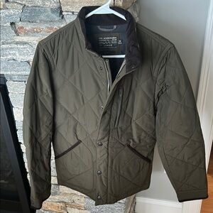 Men's J. Crew Quilted Jacket - Olive Green